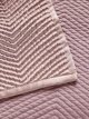 Linear Quilted Bedspread,Rosa Pink