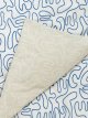 Scribble Reversible Cotton Duvet Cover Set